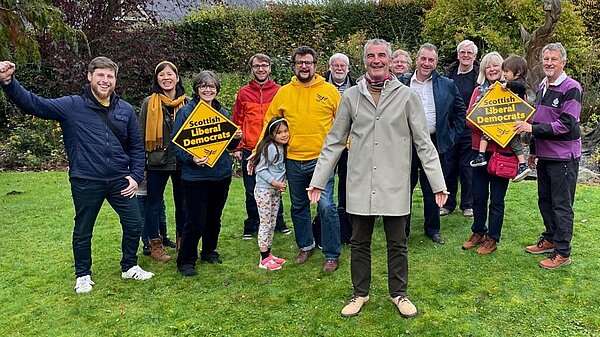 Rod Falconer, our convener and some of those who help