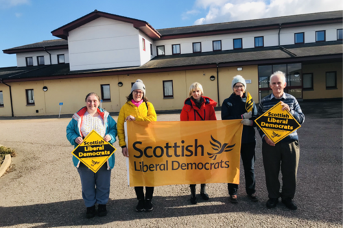 A group of members at Laurencekirk